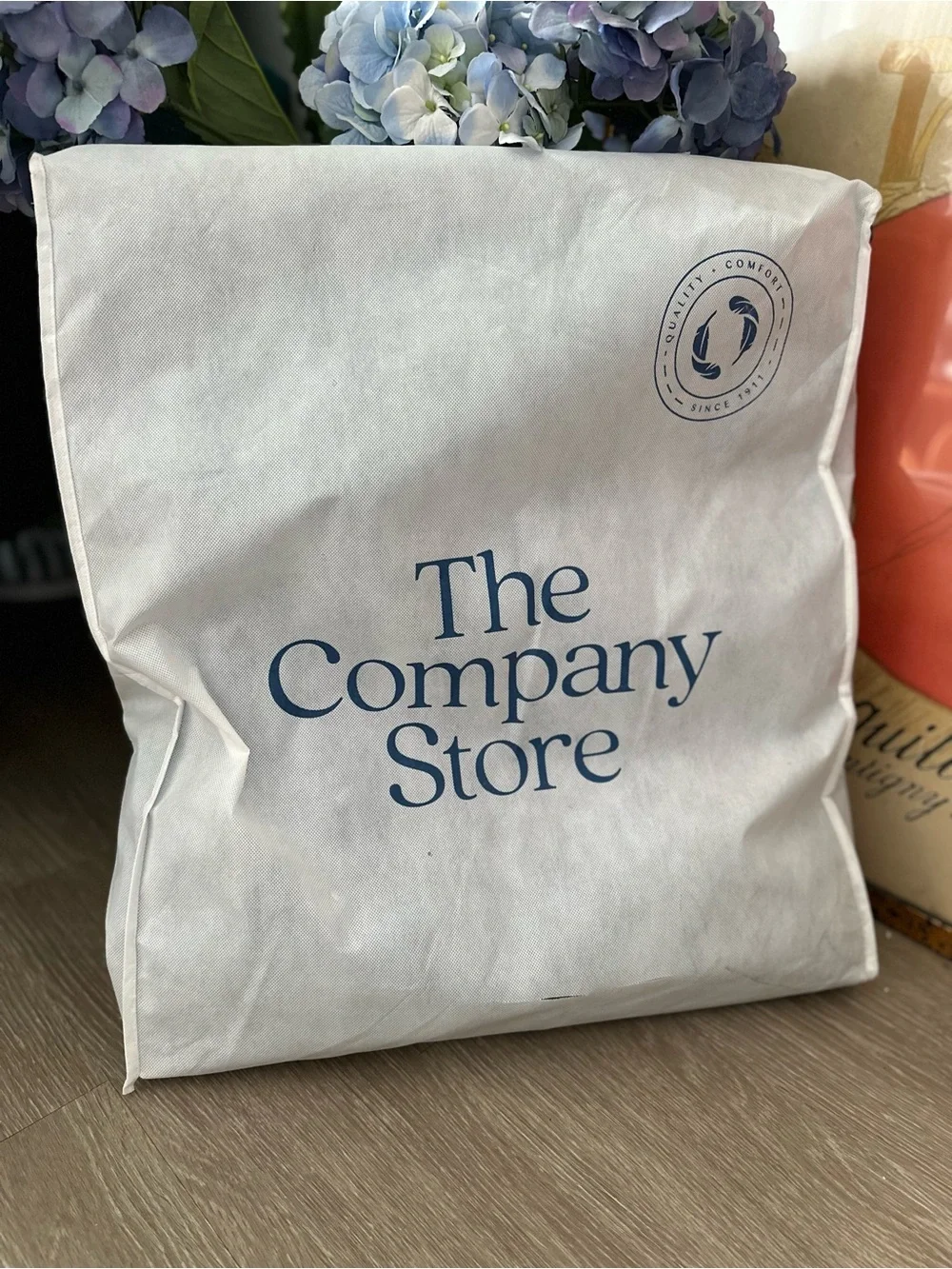 The Company Store Cotton Voile Quilt Twin Smoke Blue NWT Retail $224